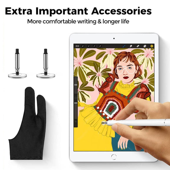 AT-23 High-precision Touch Screen Pen Stylus with 2 Pen Tip
