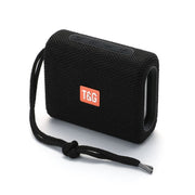 T&G TG313 Portable Outdoor Water-resistant Bluetooth Speaker Subwoofer Support TF Card FM Radio AUX(Black)