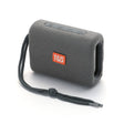 T&G TG313 Portable Outdoor Waterproof Bluetooth Speaker Subwoofer Support TF Card FM Radio AUX(Gray) - free shipping - PMC Jewellery - Order now!