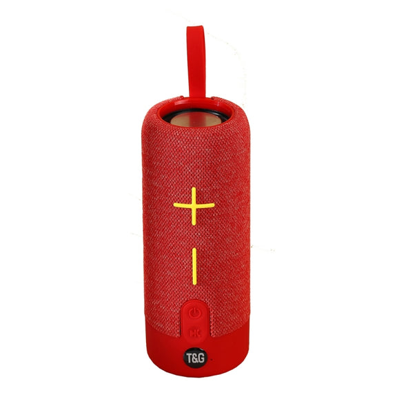 T&G TG619 Portable Bluetooth Wireless Speaker Water-resistant Outdoor Bass Subwoofer Support AUX TF USB(Red)