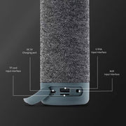 T&G TG619 Portable Bluetooth Wireless Speaker Water-resistant Outdoor Bass Subwoofer Support AUX TF USB(Gray)