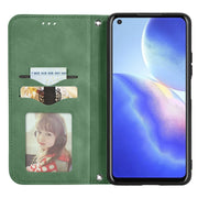 For Blackview A90 Retro Skin Feel Business Magnetic Horizontal Flip Leather Case with Holder & Card Slots & Wallet & Photo Frame(Green)