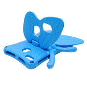 For Huawei MediaPad M5 8.4 / M6 8.4/ M3 8.0 / M3 8.4 / T3 8.0 / Honor Waterplay 8.0 Butterfly Kickstand EVA Children Tablet Case(Blue)