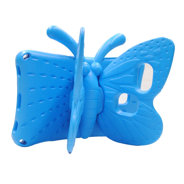 For Huawei MediaPad M5 8.4 / M6 8.4/ M3 8.0 / M3 8.4 / T3 8.0 / Honor Waterplay 8.0 Butterfly Kickstand EVA Children Tablet Case(Blue)