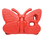For Huawei MediaPad M5 8.4 / M6 8.4/ M3 8.0 / M3 8.4 / T3 8.0 / Honor Waterplay 8.0 Butterfly Kickstand EVA Children Tablet Case(Red)