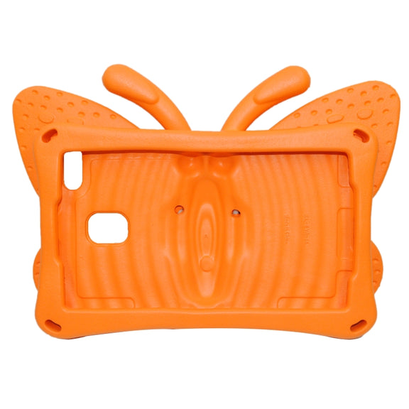 For Huawei MediaPad M5 8.4 / M6 8.4/ M3 8.0 / M3 8.4 / T3 8.0 / Honor Waterplay 8.0 Butterfly Kickstand EVA Children Tablet Case(Orange)