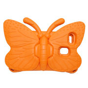 For Huawei MediaPad M5 8.4 / M6 8.4/ M3 8.0 / M3 8.4 / T3 8.0 / Honor Waterplay 8.0 Butterfly Kickstand EVA Children Tablet Case(Orange)