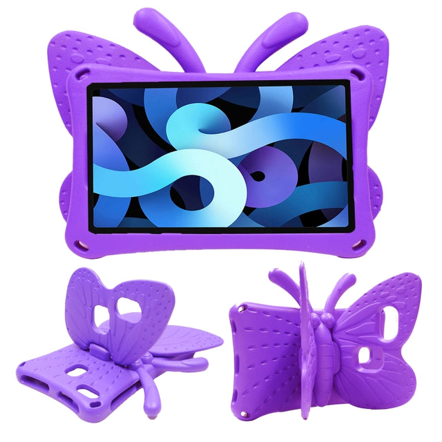 For Huawei MediaPad M5 8.4 / M6 8.4/ M3 8.0 / M3 8.4 / T3 8.0 / Honor Waterplay 8.0 Butterfly Kickstand EVA Children Tablet Case(Purple) - Honor by PMC TechLife | Online Shopping South Africa | PMC TechLife | Buy Now Pay Later Mobicred