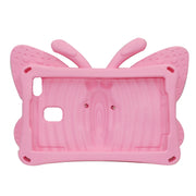 For Lenovo Tab E8 TB8304F / N 8.0 Butterfly Bracket Style EVA Children Falling Proof Cover Protective Case(Pink)