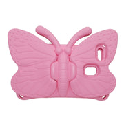 For Lenovo Tab E8 TB8304F / N 8.0 Butterfly Bracket Style EVA Children Falling Proof Cover Protective Case(Pink)