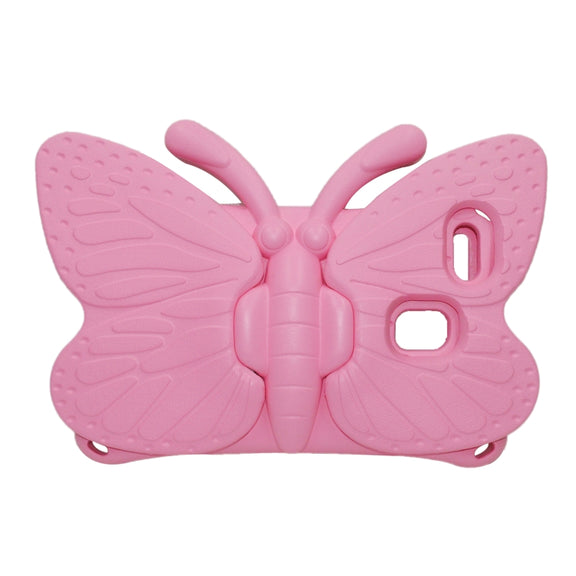For Lenovo Tab E8 TB8304F / N 8.0 Butterfly Bracket Style EVA Children Falling Proof Cover Protective Case(Pink)