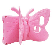 For Lenovo Tab E8 TB8304F / N 8.0 Butterfly Bracket Style EVA Children Falling Proof Cover Protective Case(Pink)