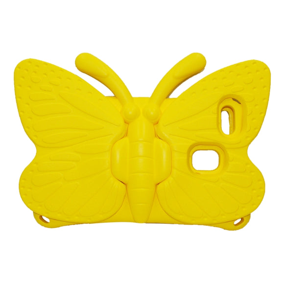 For Lenovo Tab E8 TB8304F / N 8.0 Butterfly Bracket Style EVA Children Falling Proof Cover Protective Case(Yellow)