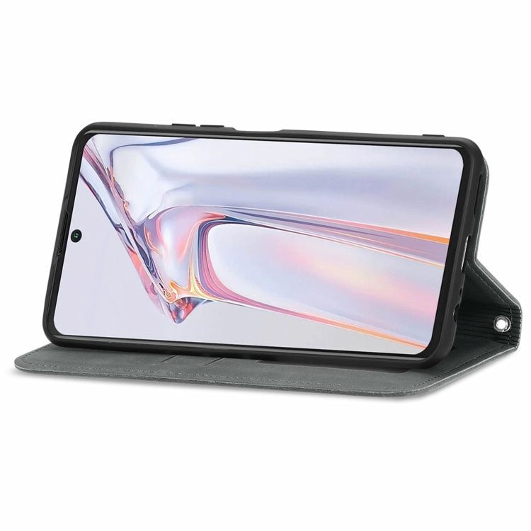 For Blackview A100 Retro Skin Feel Business Magnetic Horizontal Flip Leather Case with Holder & Card Slots & Wallet & Photo Frame(Gray) - More Brand by PMC TechLife | Online Shopping South Africa | PMC TechLife | Buy Now Pay Later Mobicred