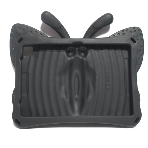 For Huawei MatePad T 10s 10.1 / T10 9.7 Butterfly Bracket Style EVA Children Falling Proof Cover Protective Case(Black)