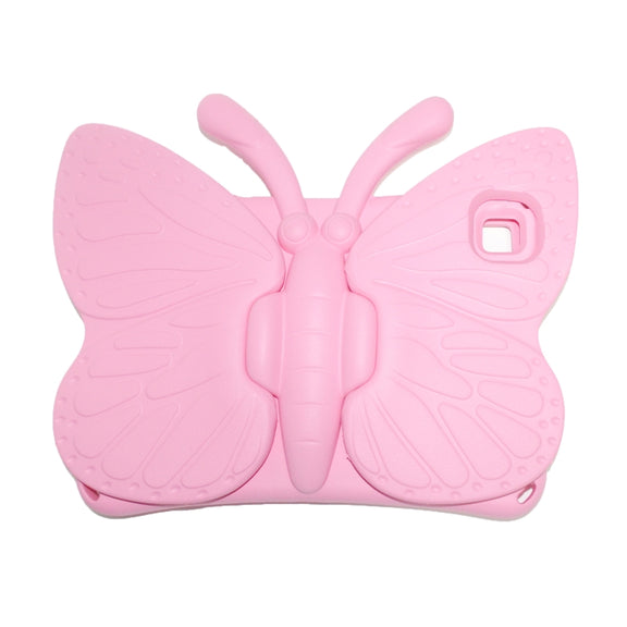 For Huawei MatePad T 10s 10.1 / T10 9.7 Butterfly Bracket Style EVA Children Falling Proof Cover Protective Case(Pink)