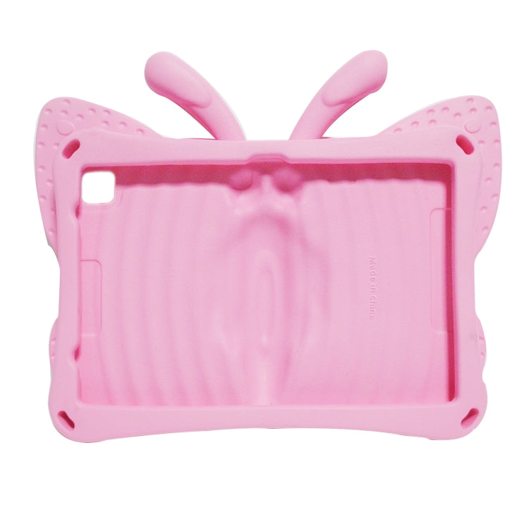 For Huawei MatePad T 10s 10.1 / T10 9.7 Butterfly Bracket Style EVA Children Falling Proof Cover Protective Case(Pink)