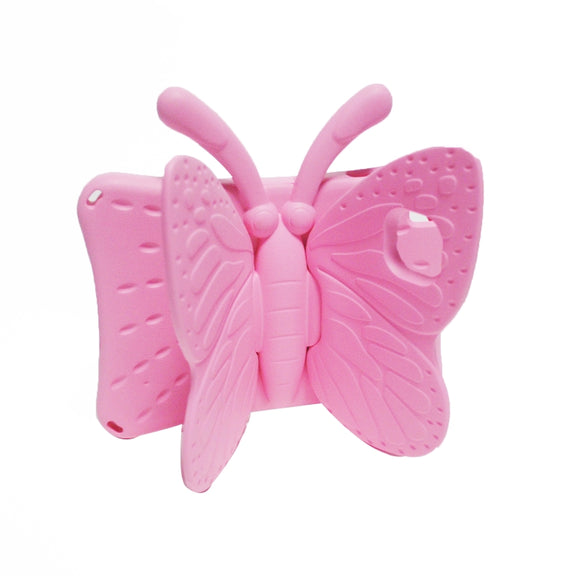 For Huawei MatePad T 10s 10.1 / T10 9.7 Butterfly Bracket Style EVA Children Falling Proof Cover Protective Case(Pink)