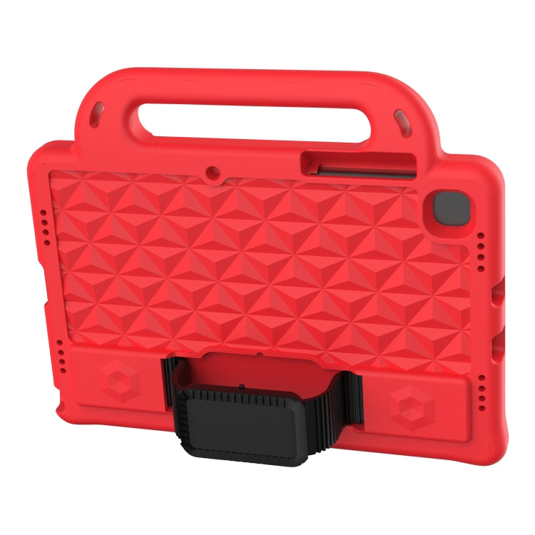 For Lenovo Tab M10 Plus TB-X606 10.3 Diamond Series EVA Anti-Fall Shockproof Sleeve Protective Shell Case with Holder & Strap(Red) - Lenovo by PMC TechLife | Online Shopping South Africa | PMC TechLife | Buy Now Pay Later Mobicred