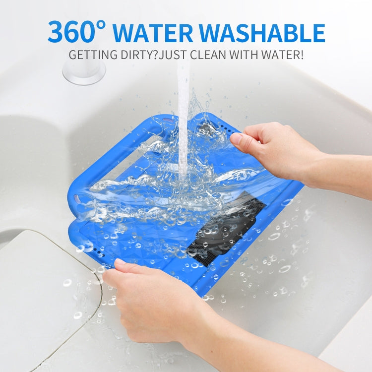 For Lenovo Tab M10 Plus TB-X606 10.3 Diamond Series EVA Anti-Fall Shockproof Sleeve Protective Shell Case with Holder & Strap(Red) - Lenovo by PMC TechLife | Online Shopping South Africa | PMC TechLife | Buy Now Pay Later Mobicred