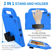 For Lenovo Tab M10 Plus TB-X606 10.3 Diamond Series EVA Anti-Fall Shockproof Sleeve Protective Shell Case with Holder & Strap(Red)