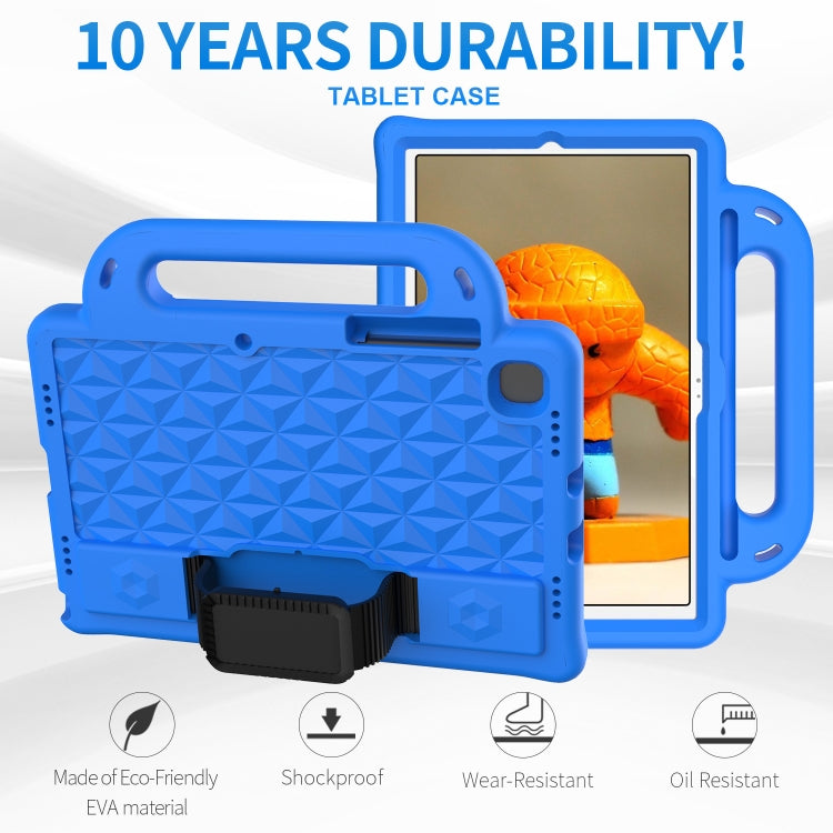 For Lenovo Tab M10 Plus TB-X606 10.3 Diamond Series EVA Anti-Fall Shockproof Sleeve Protective Shell Case with Holder & Strap(Rose Red) - Lenovo by PMC TechLife | Online Shopping South Africa | PMC TechLife | Buy Now Pay Later Mobicred