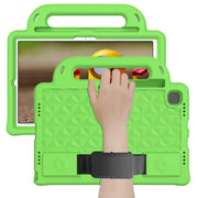 For Lenovo Tab M10 Plus TB-X606 10.3 Diamond Series EVA Anti-Fall Shockproof Sleeve Protective Shell Case with Holder & Strap(Green)