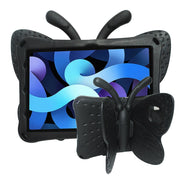 For Lenovo Tab M10 Plus TB-X606F/X 10.1 Butterfly Bracket Style EVA Children Falling Proof Cover Protective Case(Black)