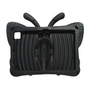 For Lenovo Tab M10 Plus TB-X606F/X 10.1 Butterfly Bracket Style EVA Children Falling Proof Cover Protective Case(Black)