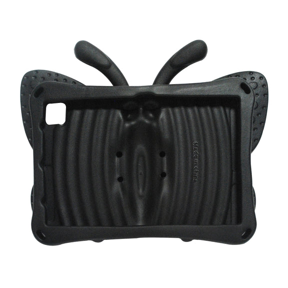For Lenovo Tab M10 Plus TB-X606F/X 10.1 Butterfly Bracket Style EVA Children Falling Proof Cover Protective Case(Black)