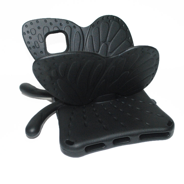 For Lenovo Tab M10 Plus TB-X606F/X 10.1 Butterfly Bracket Style EVA Children Falling Proof Cover Protective Case(Black) - Lenovo by PMC TechLife | Online Shopping South Africa | PMC TechLife | Buy Now Pay Later Mobicred