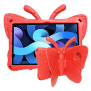 For Lenovo Tab M10 Plus TB-X606F/X 10.1 Butterfly Bracket Style EVA Children Falling Proof Cover Protective Case(Red)