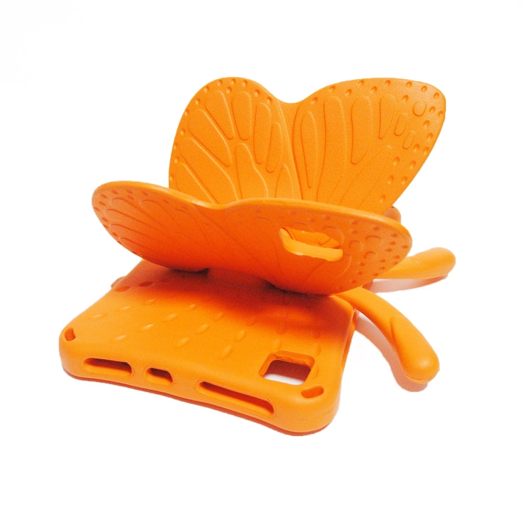 For Lenovo Tab M10 Plus TB-X606F/X 10.1 Butterfly Bracket Style EVA Children Falling Proof Cover Protective Case(Orange) - free shipping - PMC TechLife - Order now!