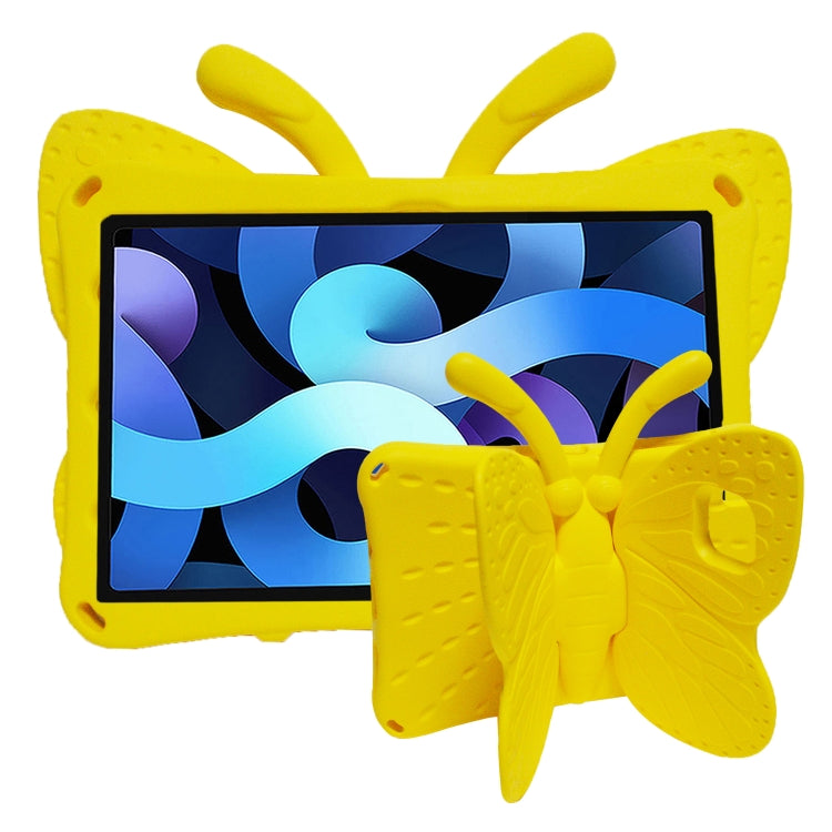 For Lenovo Tab M10 Plus TB-X606F/X 10.1 Butterfly Bracket Style EVA Children Falling Proof Cover Protective Case(Yellow) - free shipping - PMC TechLife - Order now!