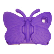 For Lenovo Tab M10 Plus TB-X606F/X 10.1 Butterfly Bracket Style EVA Children Falling Proof Cover Protective Case(Purple)
