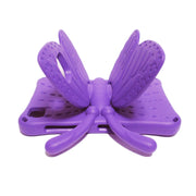 For Lenovo Tab M10 Plus TB-X606F/X 10.1 Butterfly Bracket Style EVA Children Falling Proof Cover Protective Case(Purple)