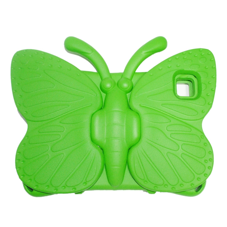 For Lenovo Tab M10 Plus TB-X606F/X 10.1 Butterfly Bracket Style EVA Children Falling Proof Cover Protective Case(Green)