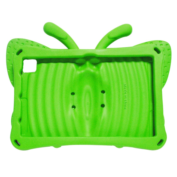 For Lenovo Tab M10 Plus TB-X606F/X 10.1 Butterfly Bracket Style EVA Children Falling Proof Cover Protective Case(Green)