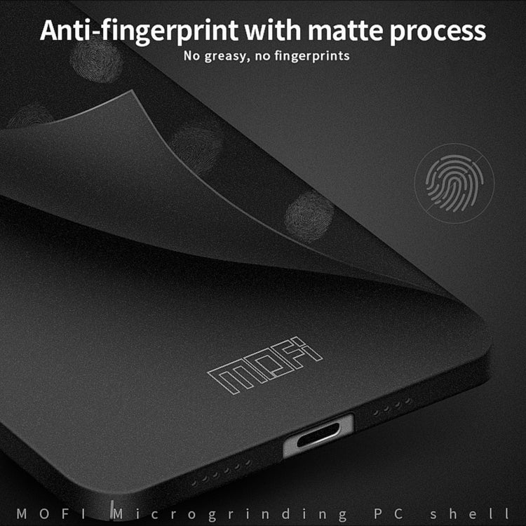 For iPhone 13 Pro Max MOFI Fandun Series Frosted PC Ultra-thin All-inclusive Protective Case (Green)