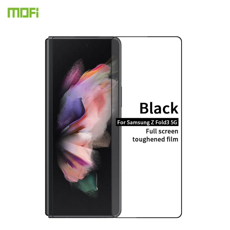 For Samsung Galaxy Z Fold3 5G MOFI 9H 2.5D Full Screen Tempered Glass Film(Black) - Galaxy Phone Cases by MOFI | Online Shopping South Africa | PMC TechLife