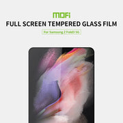 For Samsung Galaxy Z Fold3 5G MOFI 9H 2.5D Full Screen Tempered Glass Film(Black)