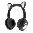 BK9 HiFi 7.1 Surround Sound Cat Claw Luminous Cat Ear Bluetooth Gaming Headset with Mic(Black) - Multimedia Headset by PMC TechLife | Online Shopping South Africa | PMC TechLife | Buy Now Pay Later Mobicred