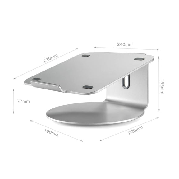 AP-2S Aluminum Alloy Laptop Stand 360 Degrees Rotating Radiator