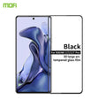 For Xiaomi Mi 11T / 11T Pro MOFI 9H 3D Explosion-proof Curved Screen Tempered Glass Film(Black) -  by MOFI | Online Shopping South Africa | PMC TechLife | Buy Now Pay Later Mobicred
