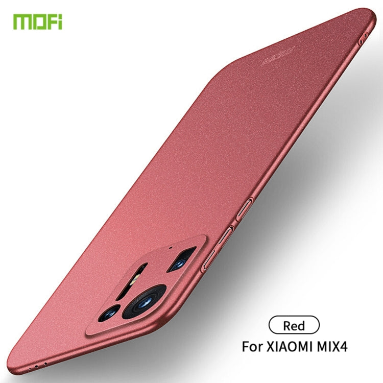 For Xiaomi Mix 4 MOFI Fandun Series Frosted PC Ultra-thin All-inclusive Case(Red) - free shipping - PMC TechLife - Order now!