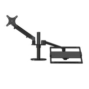 OL-3S Aluminum Height Adjustable Desktop Computer Stand for 17-32 inch and 12-17 inch Monitor(Black)