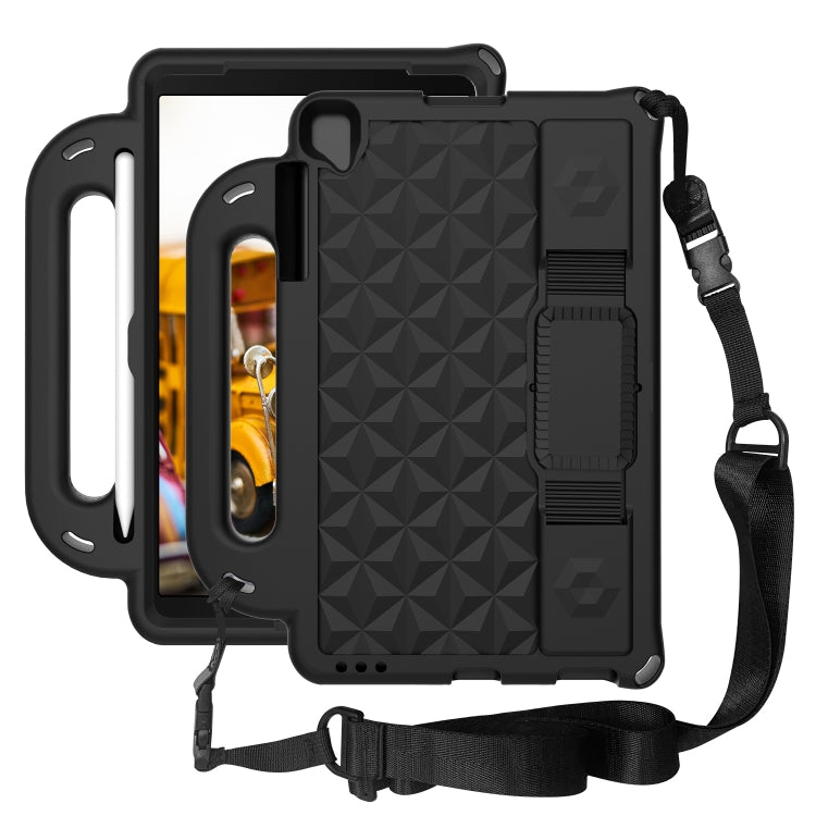 For Lenovo M10 X306X / X306F Diamond Series EVA Anti-Fall Shockproof Sleeve Protective Shell Case with Holder & Strap(Black) - free shipping - PMC TechLife - Order now!