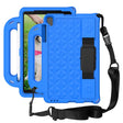 For Lenovo M10 X306X / X306F Diamond Series EVA Anti-Fall Shockproof Sleeve Protective Shell Case with Holder & Strap(Blue) - Lenovo by PMC TechLife | Online Shopping South Africa | PMC TechLife | Buy Now Pay Later Mobicred