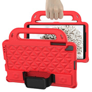 For Lenovo M10 X306X / X306F Diamond Series EVA Anti-Fall Shockproof Sleeve Protective Shell Case with Holder & Strap(Red)
