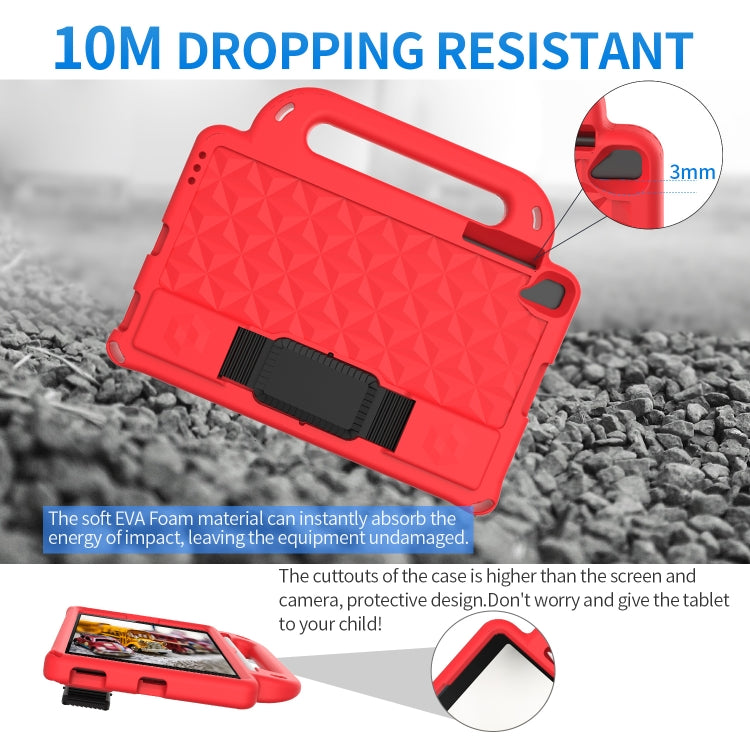 For Lenovo M10 X306X / X306F Diamond Series EVA Anti-Fall Shockproof Sleeve Protective Shell Case with Holder & Strap(Red) - Lenovo by PMC TechLife | Online Shopping South Africa | PMC TechLife | Buy Now Pay Later Mobicred